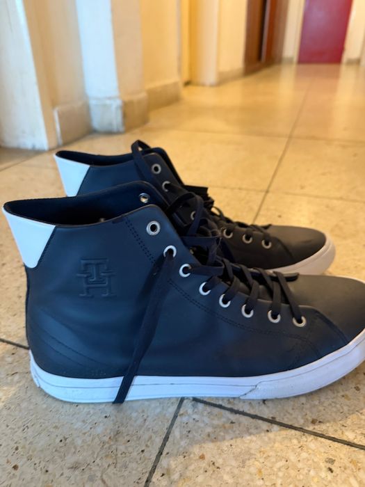 Мъжки Кожени Маратонки Tommy Hilfiger