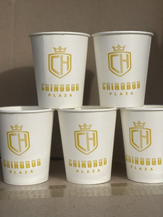 Одноразовая стаканы вашим логотипом bir martalik stakanlar