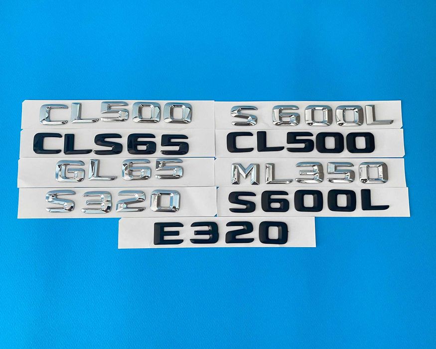 Mercedes надпис емблема, букви,багажник, S600, CL500, E320, мерцедес
