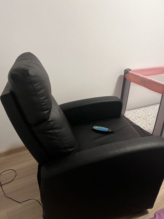 Fotoliu masaj Hadrup negru