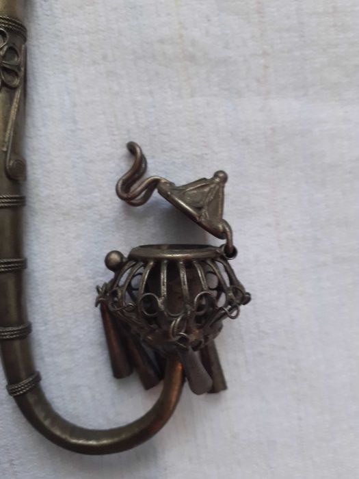 pipa tibetana opiu argint tibetan