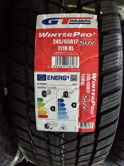 Vand anvelope iarna GTRadial winterpro² 245/16/17 NOI