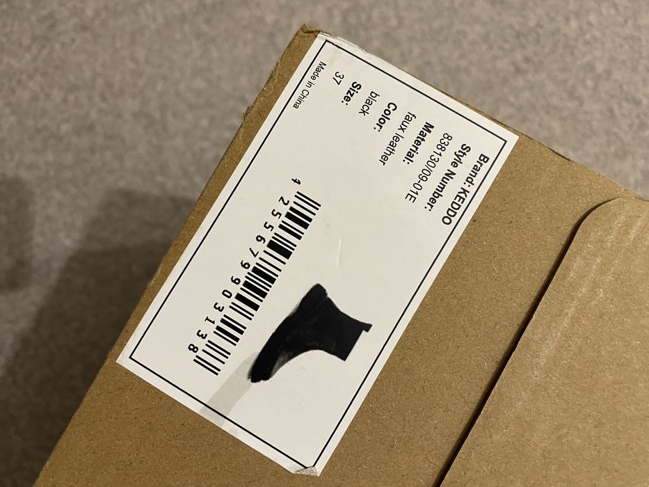 Черни боти Keddo 37 номер