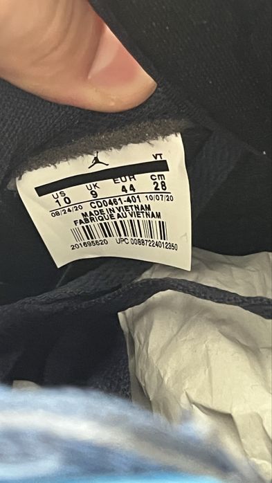 NIKE air jordan 1 og patent blue