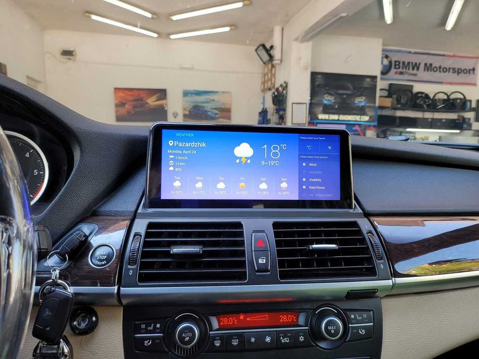 Навигация Android 14 128GB BMW X5 X6 E70 E71 БМВ Е70 Е71 Андроид