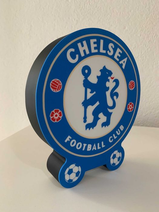 Lampă LED Chelsea FC – Decor Premium pentru fani adevărați!