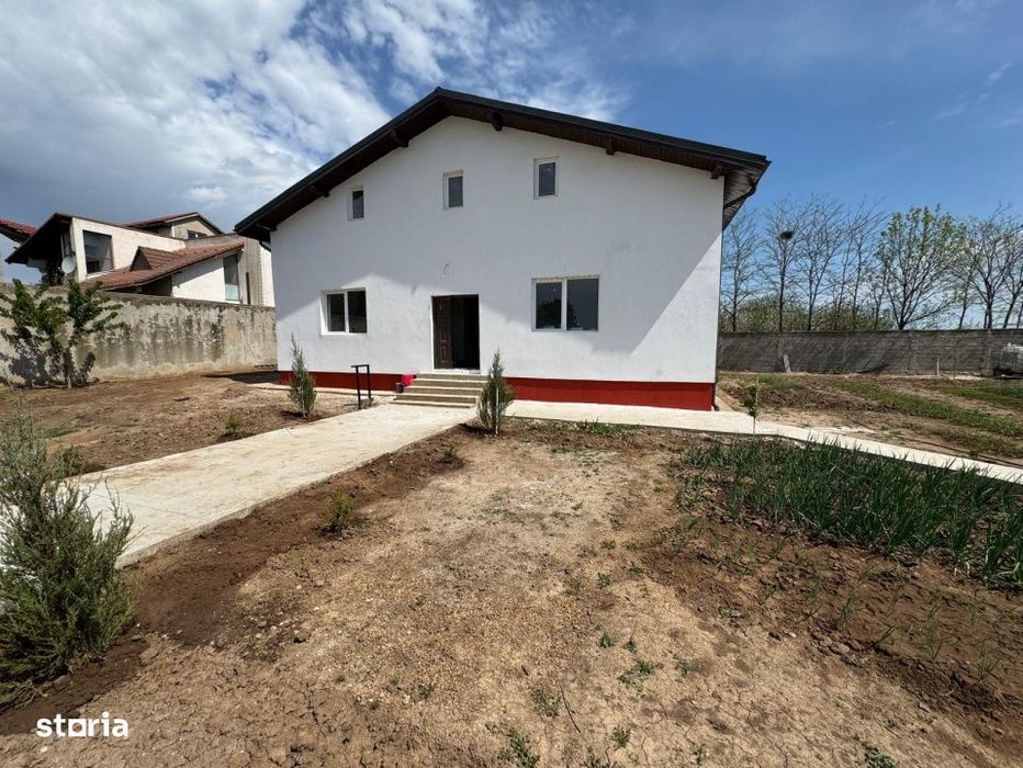 Casa noua semifinisata S+P+M cu teren de 1062mp in Ghercesti, zona DEx