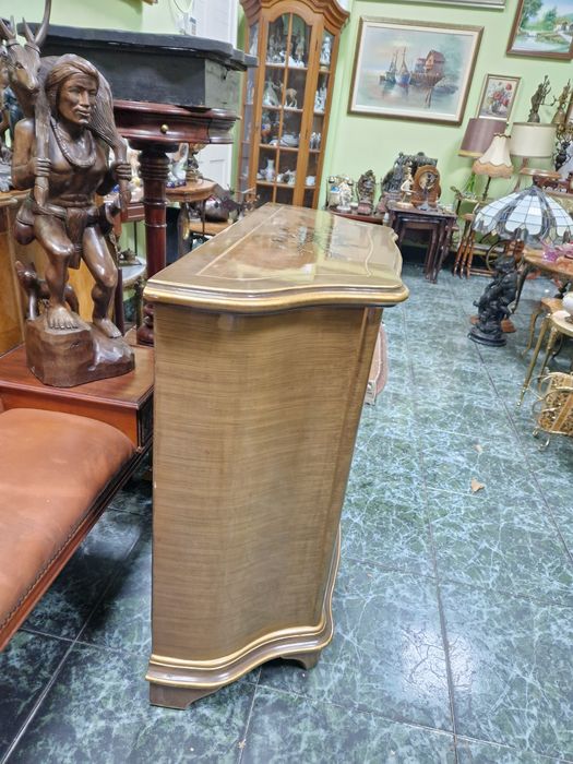 Уникален антикварен холандски скрин комод - Японски череша