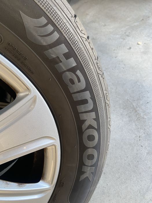 Jante aliaj AUDI R16 5x112 cu anvelope vara 215 65 16