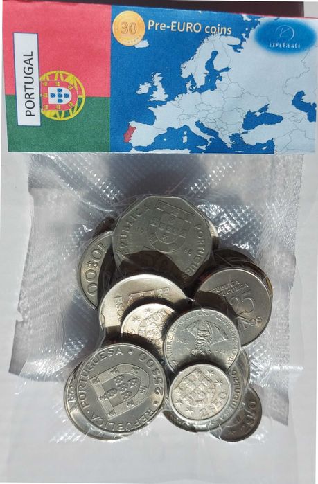 Португалия 30 монети от серията - „Преди еврото“