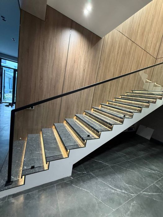 Стеклянные перила