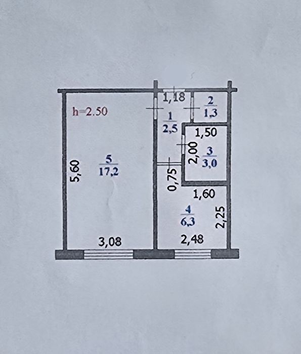 1 комнатная квартира