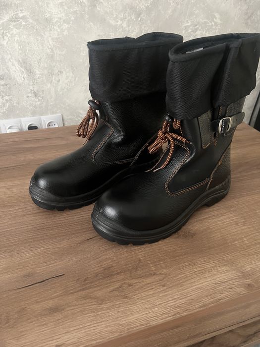 Сапоги рабочие кожаные