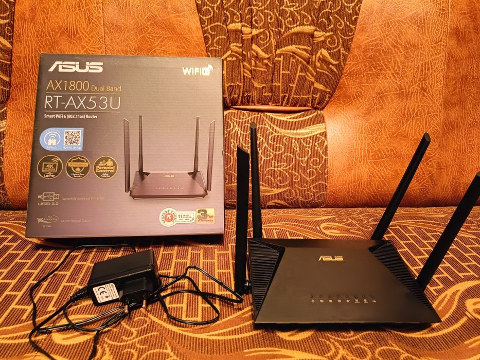 Router ASUS AX 1800 dual band WiFi 6