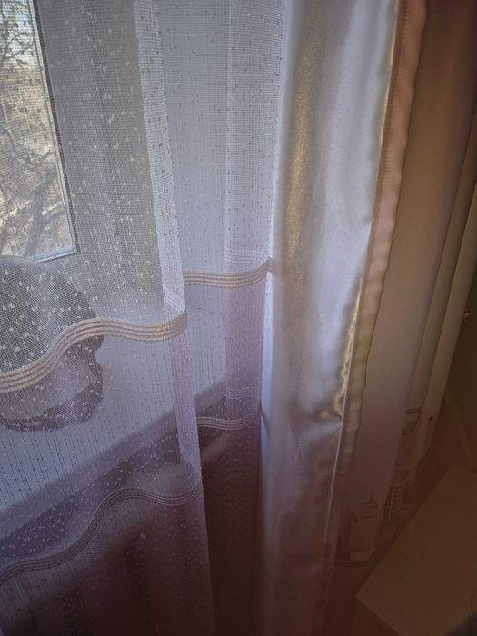 Комплект шторы + тюль