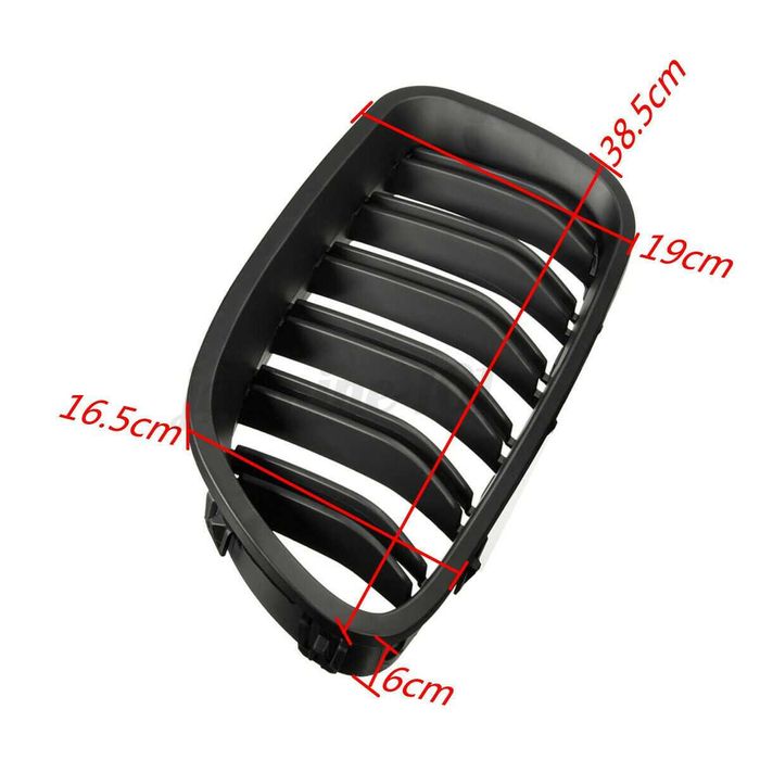 Двойни Черни бъбреци пиано лак БМВ BMW 5-та серия F10 F11 2010 - 2016