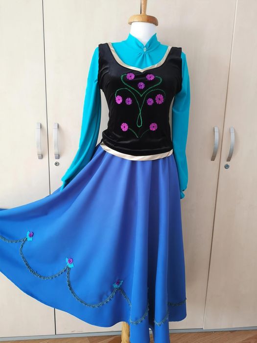 Rochie Anna Frozen femei cosplay Anna Frozen S-M-L Made în România