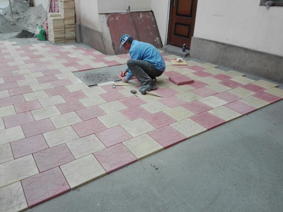 Pavaje pentru zone rezidentiale - model orient pavele montaj