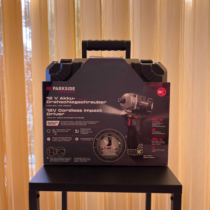 Aкумулаторен ударен винтоверт PARKSIDE въртящ момент: 170 Nm