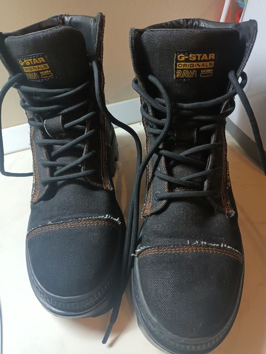 Боти g-star 37 тъмно сини денимкъм черно