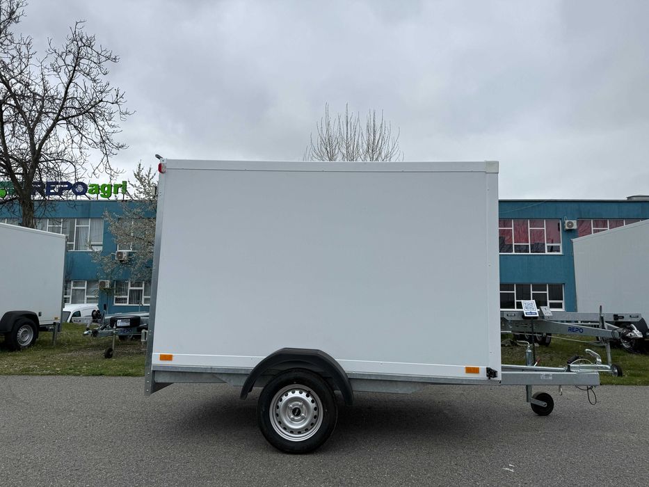 Remorca Furgon 2515/15/15 750 kg,RAR si nr rosu Gratuit,premium