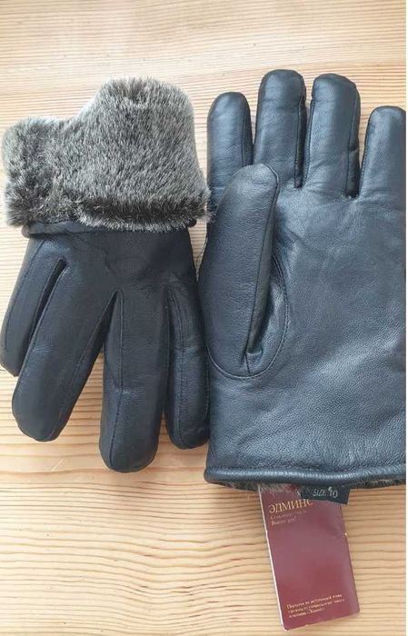 Перчатки р.10 натуральная кожа, новые