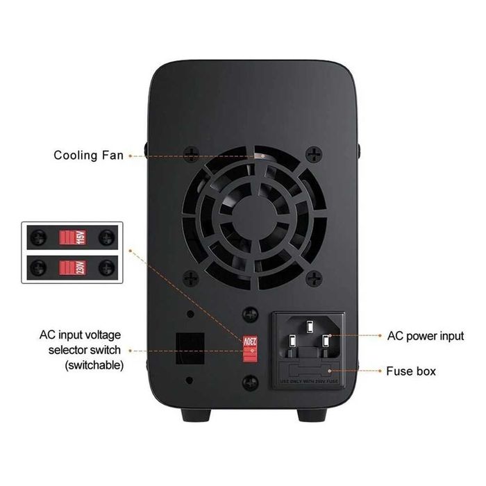 Лабораторно захранване WPS3010H, 0~30VDC, 0~10A, 1 канал