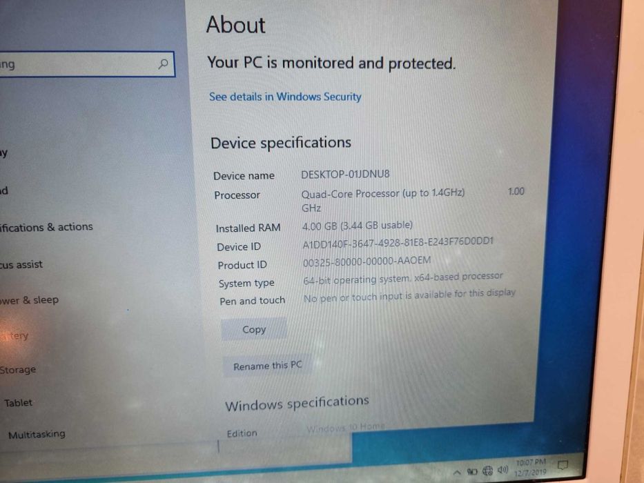 Samsung NP905S3G display pete