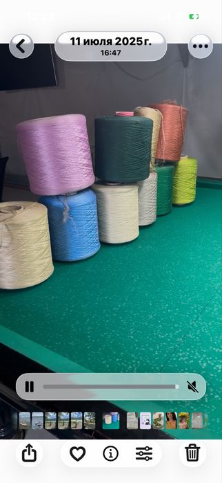 Нитки для оверлока ковров