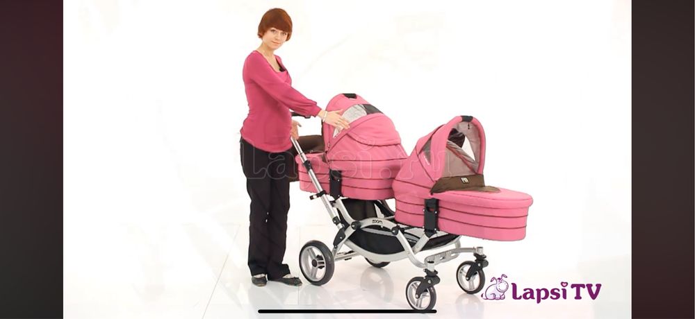 Коляска для двойни , погодок