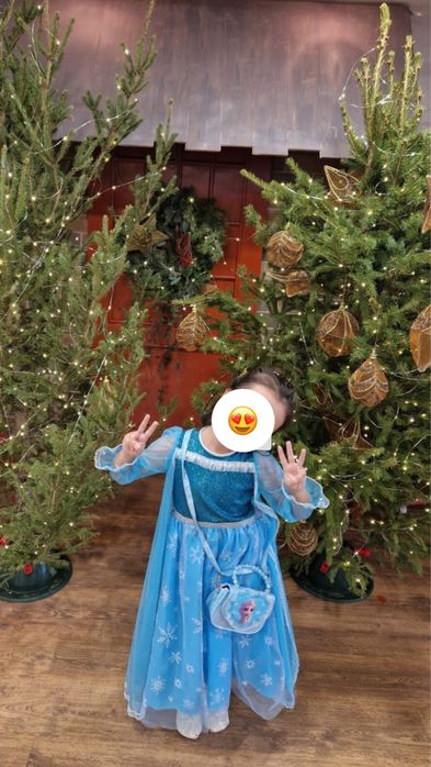 Платье эльзы для девочек набор