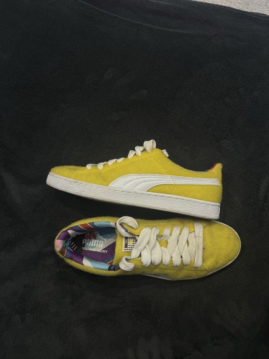 PUMA Suede жълти маратонки
