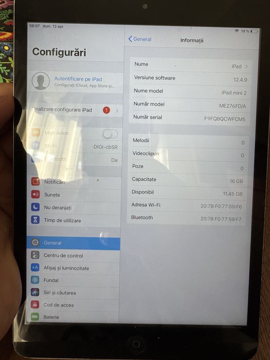 Apple Ipad 2 , 16 gb , functional , stare buna