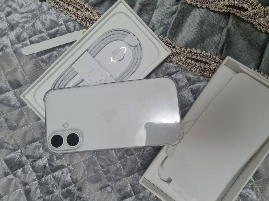 Айфон 16 белый 128гб новый