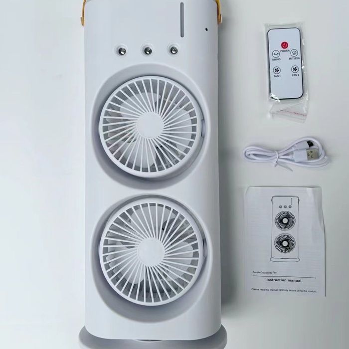 Вентилятор с пультом и водой