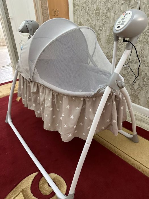Maribel 237/4 колыбель, пластик, металл, текстиль, серый