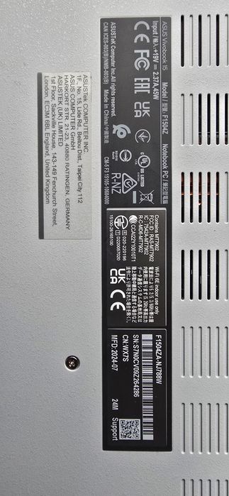 ASUS Vivobook 15 – Intel Core i3-1215U 16GB RAM 512GB SSD NVMe