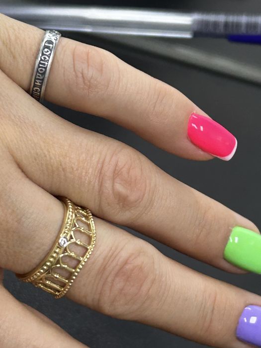 Колечко 585 необычной модели