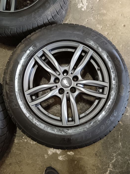 Set jante aliaj prindere 5x108 et 52.5 cu anvelope iarna 235/65/17 xl  ford Volvo jaguar land rover  Citroen