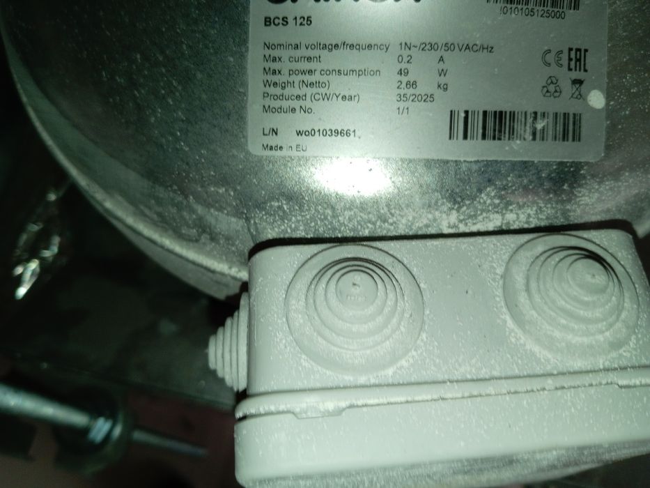 Vând ventilator 125