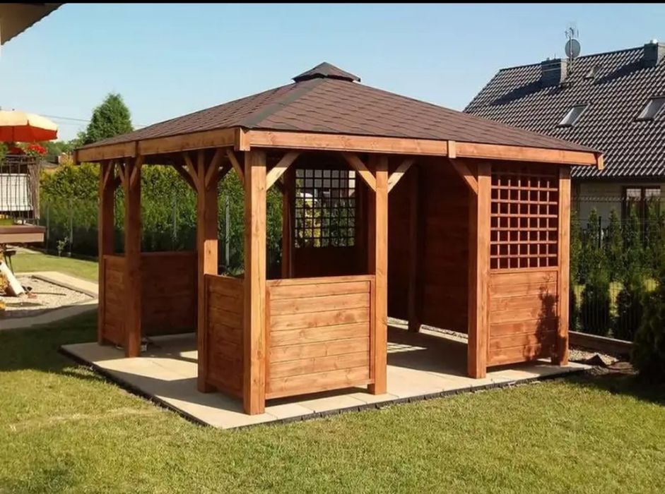 Vând foișor Terase din lemn
-foișoare la comanda
-pergole modele moderne
-leagăne din lemn sau metal
-gard confecționat din lemn
-asteriala (plata) di