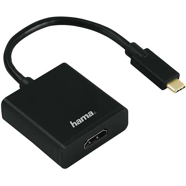 Adaptor USB-C - HDMI HAMA 135726, negru