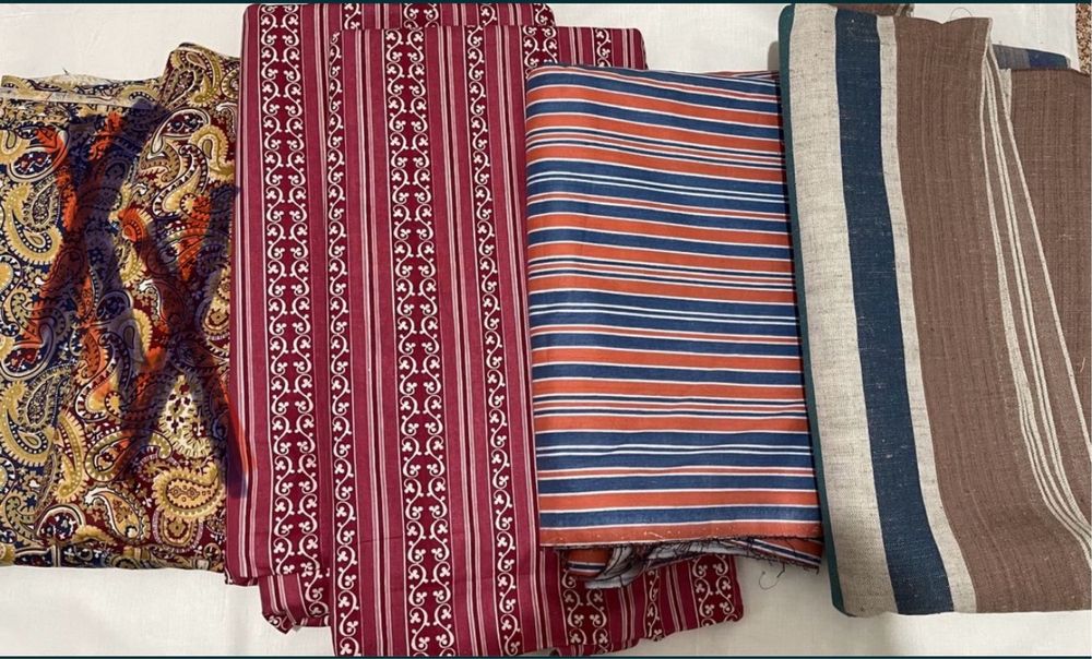 Сатин, для матрасов, батист, шерсть, маль, ткани Советских времён.