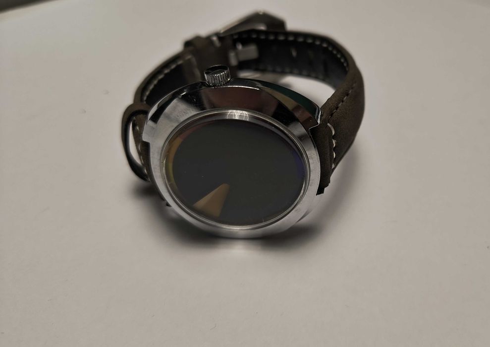 Ceas vechi mecanic de mana cult hipster, anii ’70, Chromachron“ Colour Time”