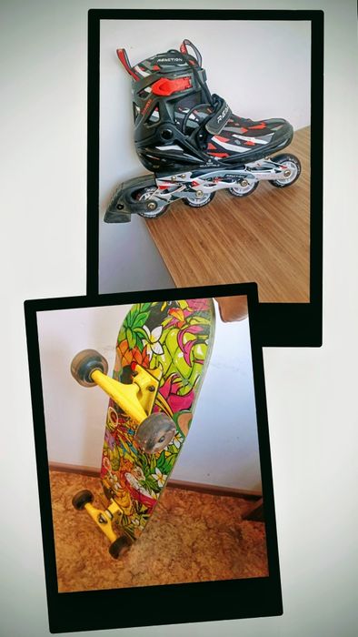 Продам ролики, скейт