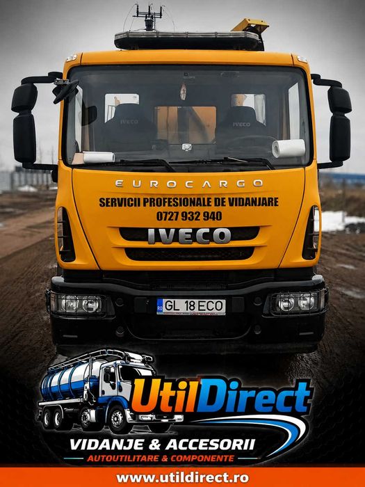 Autoutilitară Combinată Vidanjă + Womă Iveco Eurocargo 2016