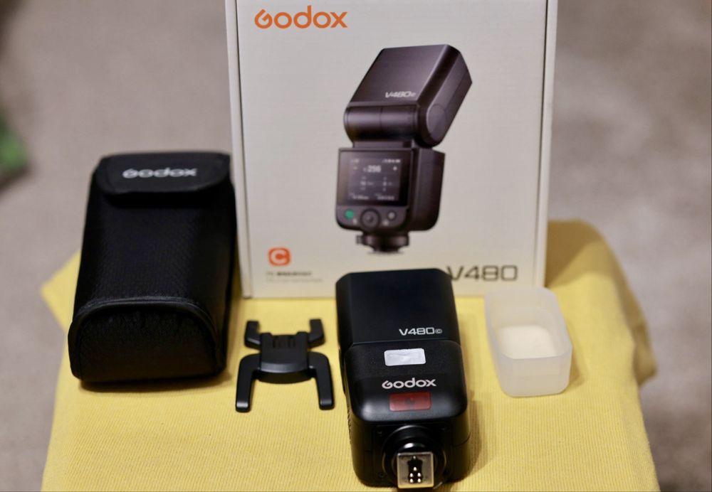 Blitz Godox v480 canon impecabil in garantie