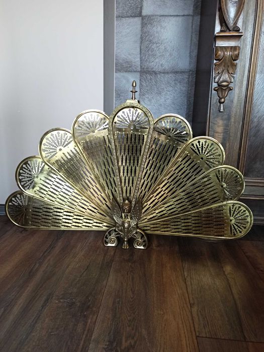 Месингова решетка, параван за камина