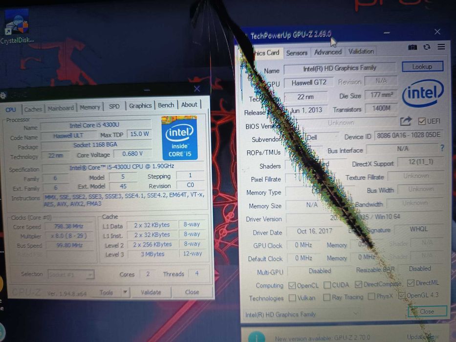 Placa de baza laptop Dell Latitude E5440, Core i5 4300u, video integrat, sistem de racire inclus