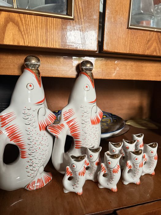 Продам рюмки набор рыбок